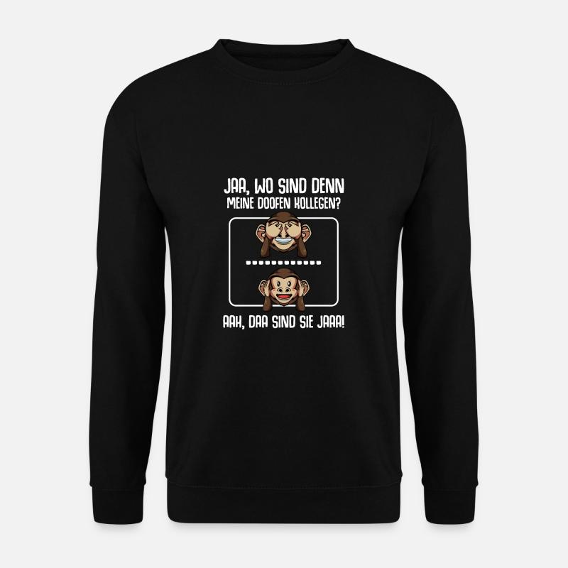 Kollegen Abschied Rente Geburtstag Lustiger Spruch - Unisex Pullover - Schwarz