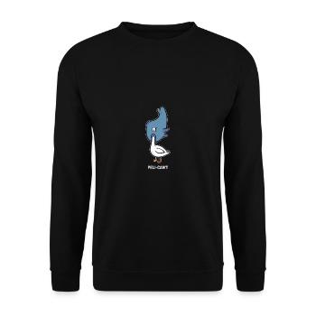 Peli-can't Zookeeper Gift - Unisex Pullover - Schwarz - Vorne - Alina (178cm) & Michal (187cm)