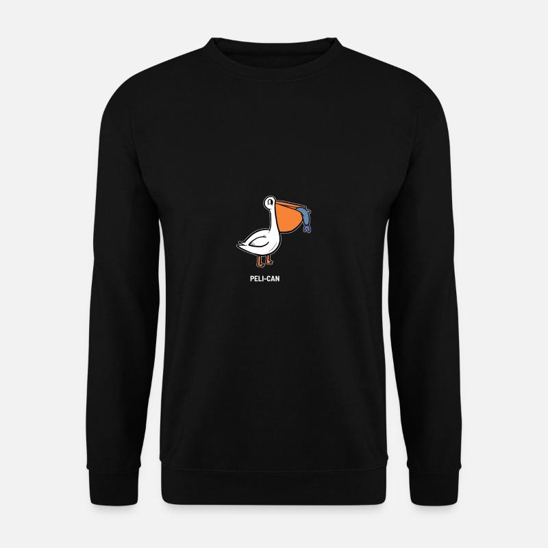 Peli-can Tierliebhaber Gift - Unisex Pullover - Schwarz