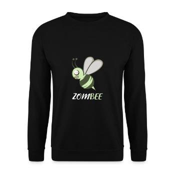 Cadeau d'amant de Dodo Nothing Bee - Sweat-shirt Unisexe - noir - Devant - Alina (178cm) & Michal (187cm)
