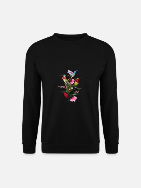 Kolibri Vogel Liebhaber Tropische Vögel Beobachter - Unisex Pullover - Schwarz