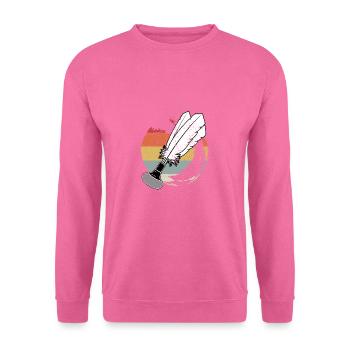 Indiaca Volleyball Retro Trendsport Südamerika - Unisex Pullover - Pink - Vorne