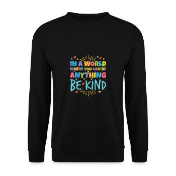 Autismus Autist Asperger Syndrom Puzzel Geschenk - Unisex Pullover - Schwarz - Vorne - Alina (178cm) & Michal (187cm)