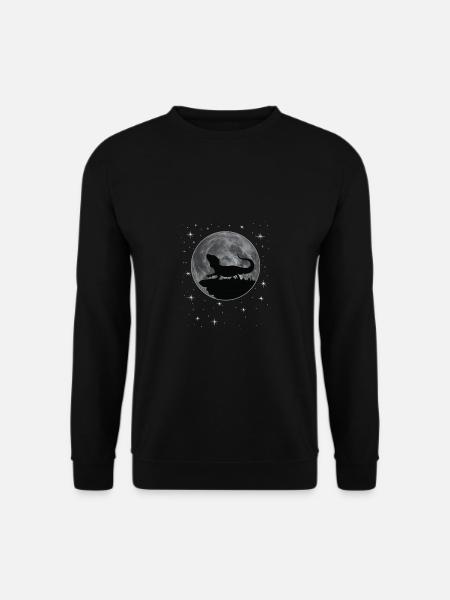 Bartagamen Lustig Bearded Dragon Besitzer - Unisex Pullover - Schwarz