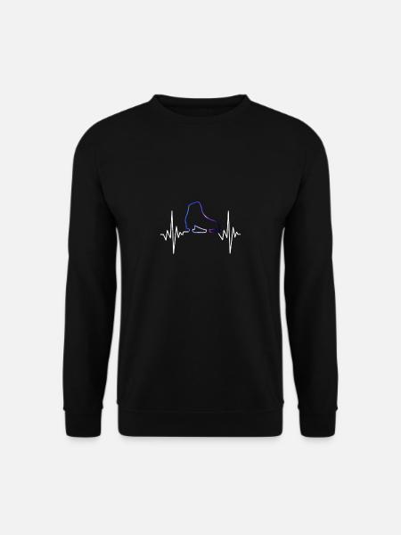 Figure skating gift figure skater girl - Unisex Sweatshirt - black