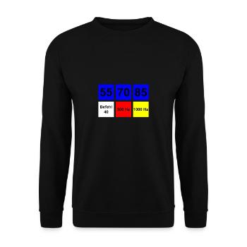 Engine driver, train driver gift PZB - Unisex Sweatshirt - black - Front - Alina (178cm) & Michal (187cm)