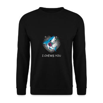 Ich kaut Sie Freund oder Freundin Geschenk - Unisex Pullover - Schwarz - Vorne - Alina (178cm) & Michal (187cm)