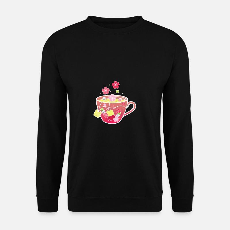 Sakura fleurs cadeau professeur japonais - Sweat-shirt Unisexe - noir