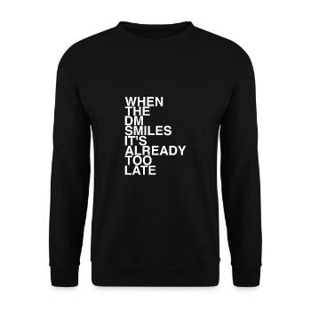 Jeu de jeu Dungeon Jeu de rôle - Sweat-shirt Unisexe - noir - Devant - Alina (178cm) & Michal (187cm)