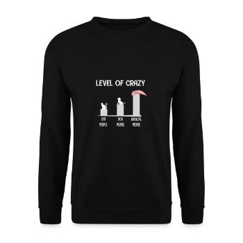 Axolotl Ambystoma Mexicanum Amphibians Funny - Unisex Sweatshirt - black - Front - Alina (178cm) & Michal (187cm)