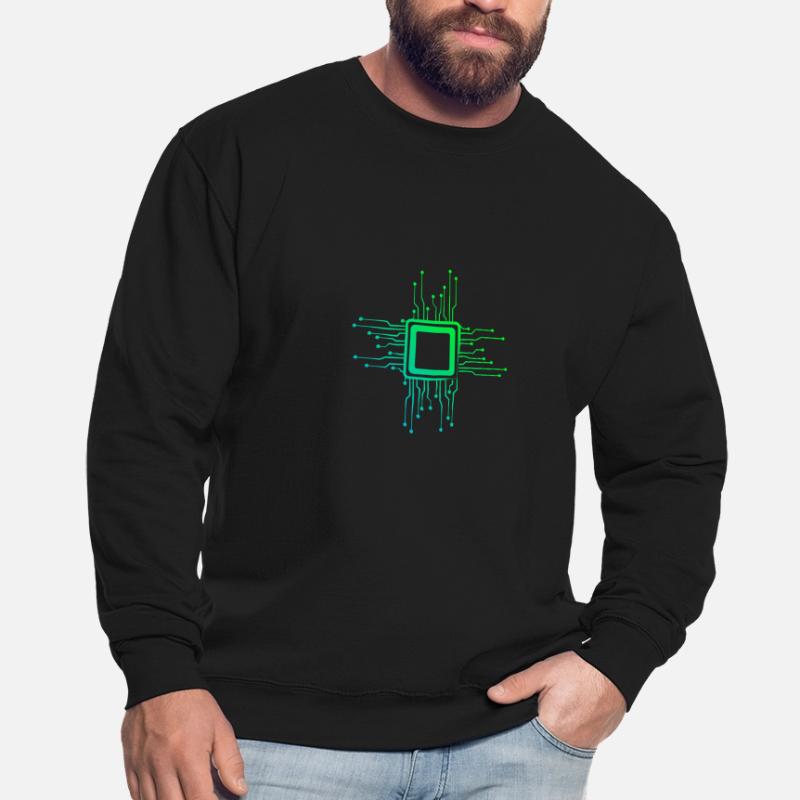 Circuits CPU Puce d’ordinateur Nerds Sweat-shirt Unisexe