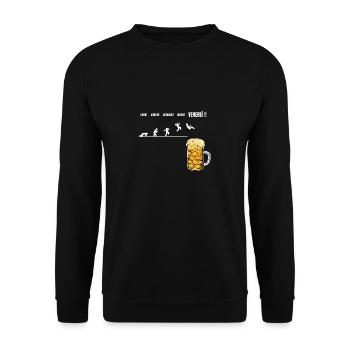 Dictons de bière drôles pour les buveurs de bière Amateurs de bière F - Sweat-shirt Unisexe - noir - Devant - Alina (178cm) & Michal (187cm)
