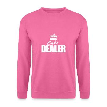 Marchand de gâteaux Détaillant de biscuits Boulanger Amateur de pâtisserie - Sweat-shirt Unisexe - rose - Devant