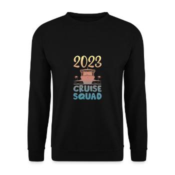Croisières en famille - Sweat-shirt Unisexe - noir - Devant - Alina (178cm) & Michal (187cm)