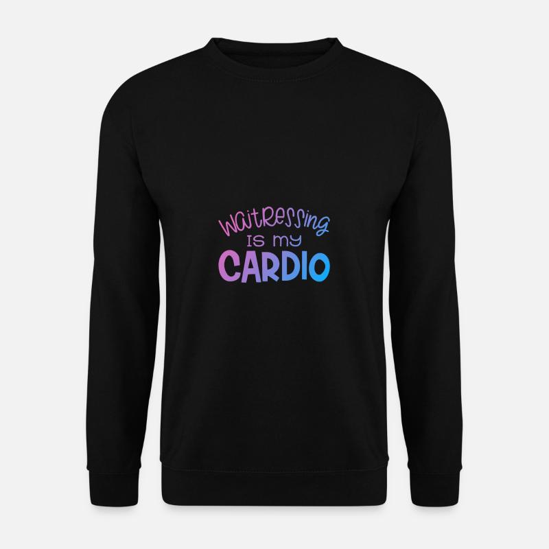 Diner Bar Kellnerin Kellner - Unisex Pullover - Schwarz
