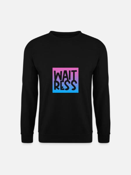 Diner Bar Waitress Waiter - Unisex Sweatshirt - black