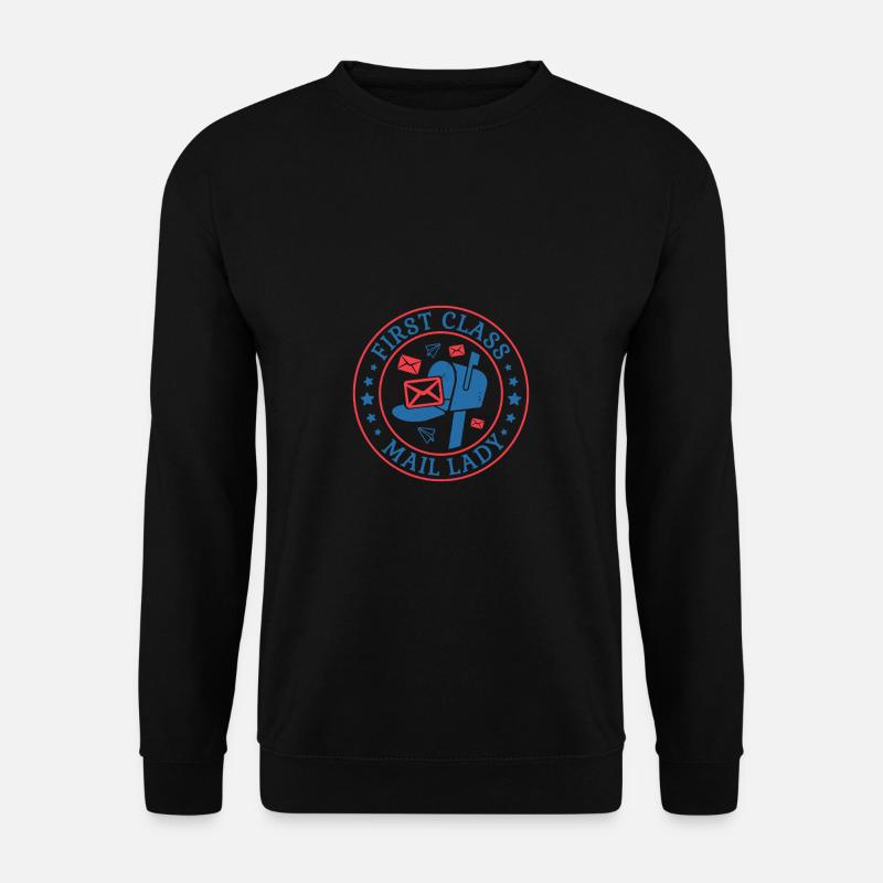 Postbote Postbotin Post Briefträger - Unisex Pullover - Schwarz