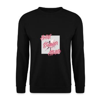 Ballet Dancer | Ballet Teacher | Ballerina - Unisex Sweatshirt - black - Front - Alina (178cm) & Michal (187cm)