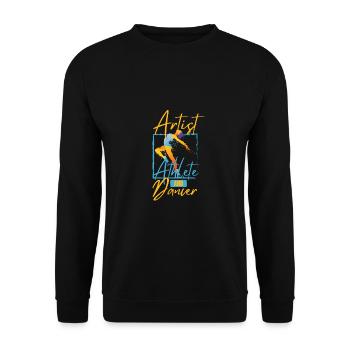 Ballet Dancer | Ballet Teacher | Ballerina - Unisex Sweatshirt - black - Front - Alina (178cm) & Michal (187cm)