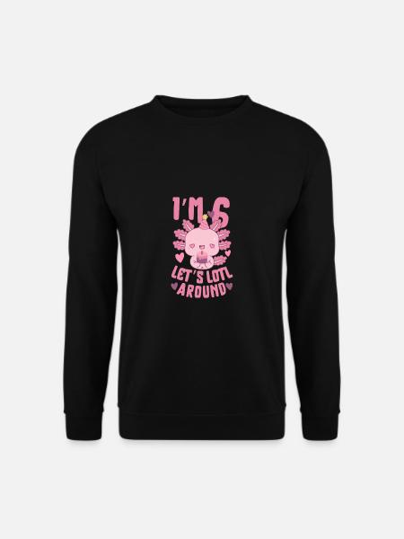 Axolotl Birthday Party - Unisex Sweatshirt - black