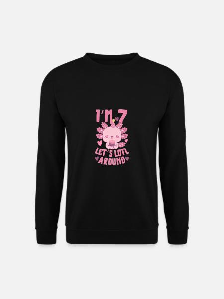 Axolotl Birthday Party - Unisex Sweatshirt - black