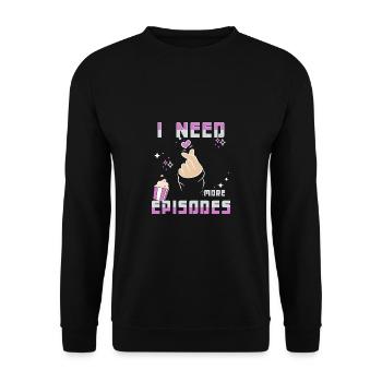 K-Drama Liebhaber Lustig KDrama Mutter - Unisex Pullover - Schwarz - Vorne - Alina (178cm) & Michal (187cm)