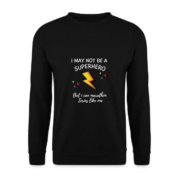 K-Drama Liebhaber Lustig KDrama Mutter - Unisex Pullover - Schwarz - Vorne - Alina (178cm) & Michal (187cm)