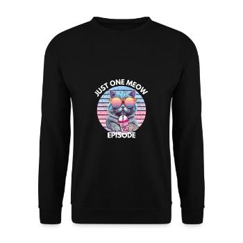 K-Drama Lover Funny KDrama Mom - Unisex Sweatshirt - black - Front - Alina (178cm) & Michal (187cm)