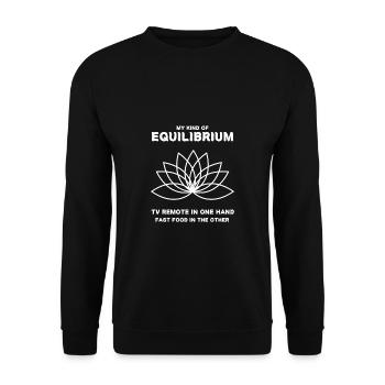 K-Drama Lover Funny KDrama Mom - Unisex Sweatshirt - black - Front - Alina (178cm) & Michal (187cm)
