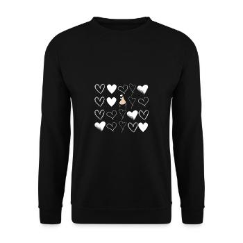 K-Drama Liebhaber Lustig KDrama Mutter - Unisex Pullover - Schwarz - Vorne - Alina (178cm) & Michal (187cm)
