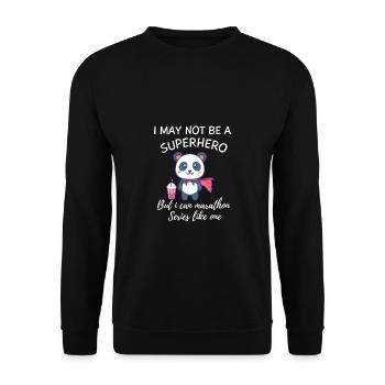 K-Drama Lover Funny KDrama Mom - Unisex Sweatshirt - black - Front - Alina (178cm) & Michal (187cm)