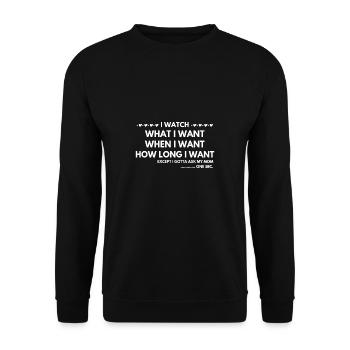 K-Drama Liebhaber Lustig KDrama Mutter - Unisex Pullover - Schwarz - Vorne - Alina (178cm) & Michal (187cm)