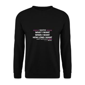 K-Drama Liebhaber Lustig KDrama Mutter - Unisex Pullover - Schwarz - Vorne - Alina (178cm) & Michal (187cm)
