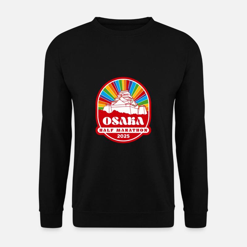 Osaka - Halbmarathon - 2025 - Unisex Pullover - Schwarz