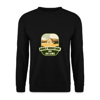 Marathon de Dingle – 2025 - Irlande - Sweat-shirt Unisexe - noir - Devant - Alina (178cm) & Michal (187cm)