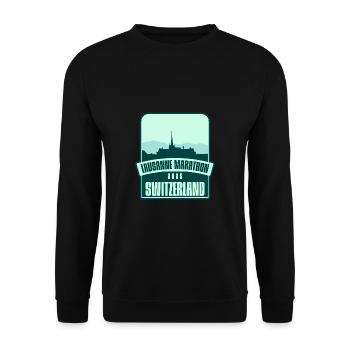 Lausanne Marathon - 2025 - Switzerland - Unisex Pullover - Schwarz - Vorne - Alina (178cm) & Michal (187cm)
