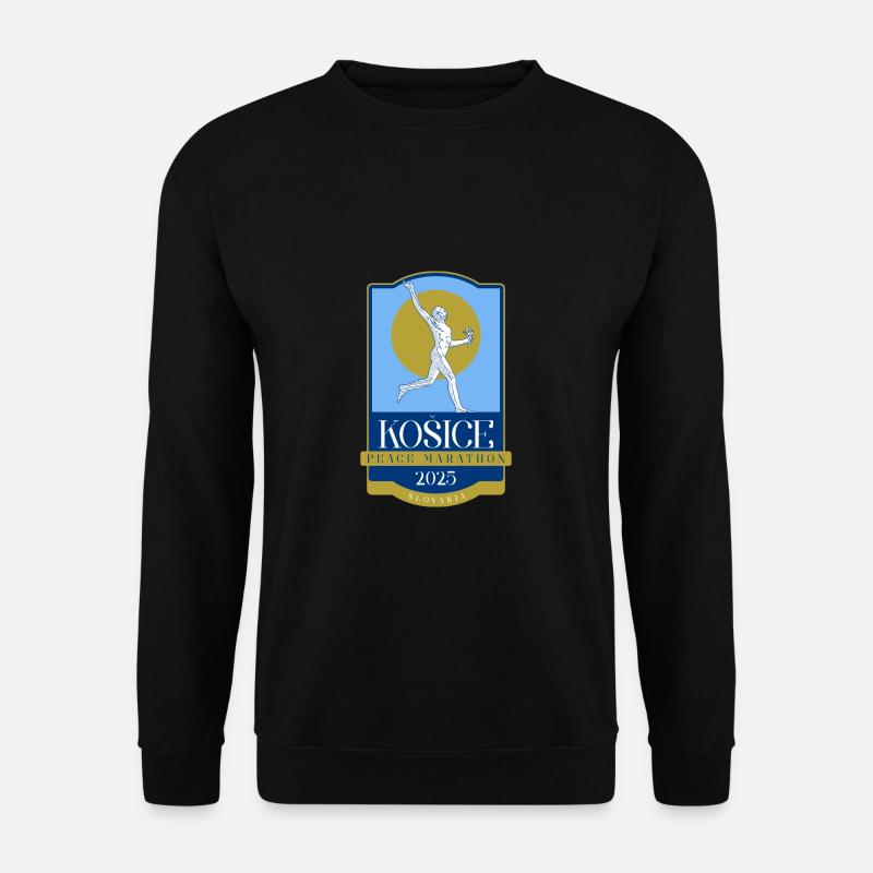 Košice Peace Marathon – 2025 – Slovakia - Unisex Sweatshirt - black