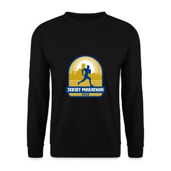 Jersey Marathon - 2025 - Unisex Pullover - Schwarz - Vorne - Alina (178cm) & Michal (187cm)