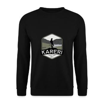Trek du lac Kareri – Inde - Sweat-shirt Unisexe - noir - Devant - Alina (178cm) & Michal (187cm)