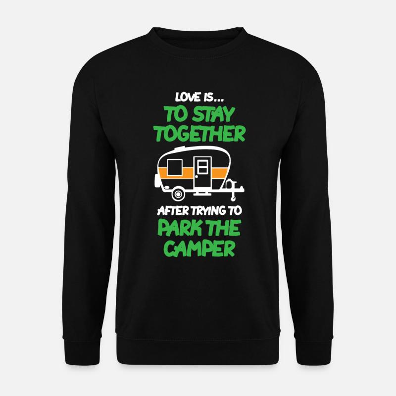 Le camping-car - Sweat-shirt Unisexe - noir