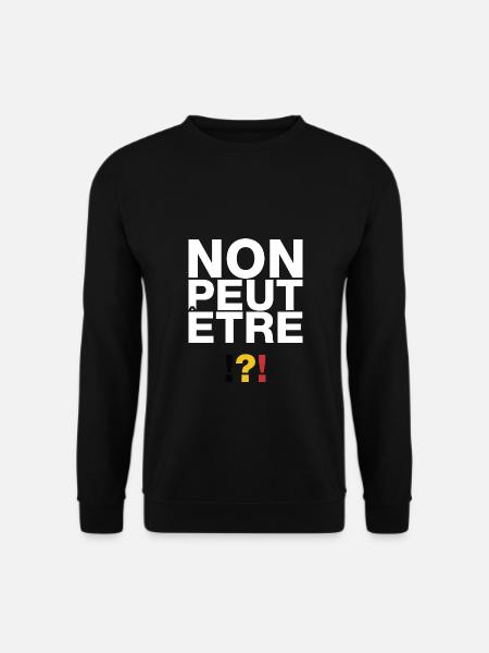 Non peut-être !?! - Sweat-shirt Unisexe - noir