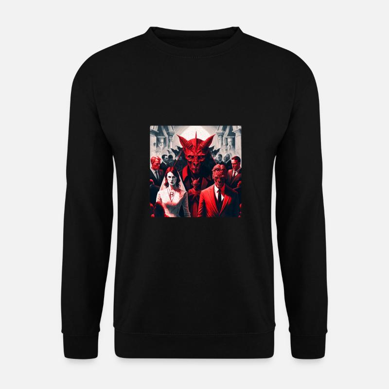 Willkommen im Hellfire#Club - Unisex Pullover - Schwarz