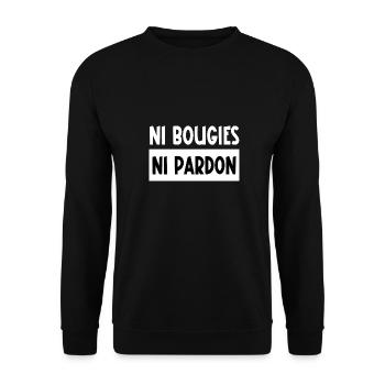 ni bougies ni pardon - Sweat-shirt Unisexe - noir - Devant - Alina (178cm) & Michal (187cm)