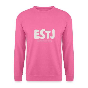 ESTJ MBTI Personality Type Extrovert - Unisex Sweatshirt - pink - Front