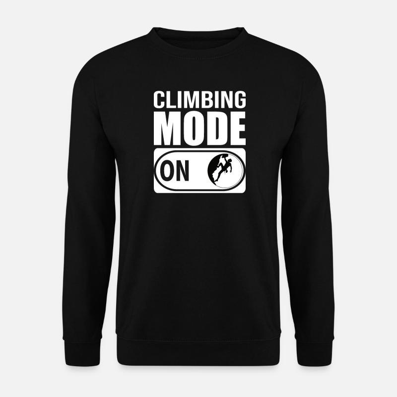 Climber Rock Climbing - Unisex Sweatshirt - black