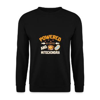 Biologie Lehrer Motiv Naturwissenschaft - Unisex Pullover - Schwarz - Vorne - Alina (178cm) & Michal (187cm)