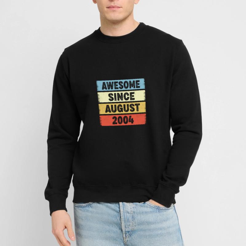 Awesome Since August 2004 18. Geburtstag Unisex Pullover