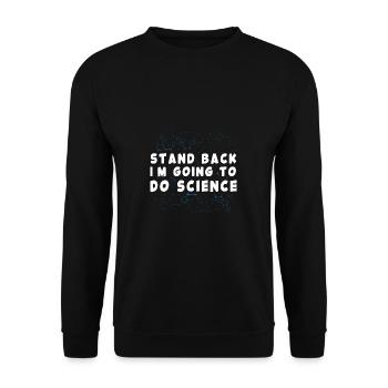 Chemie Lehrer Wissenschaftler Chemieker - Unisex Pullover - Schwarz - Vorne - Alina (178cm) & Michal (187cm)