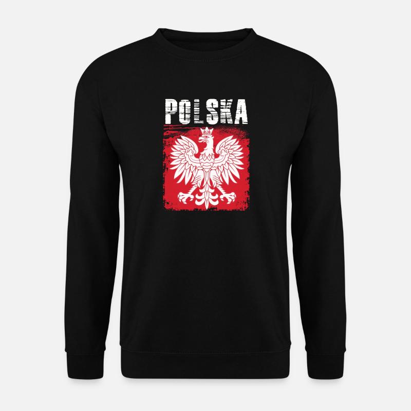 Polen - Unisex Pullover - Schwarz