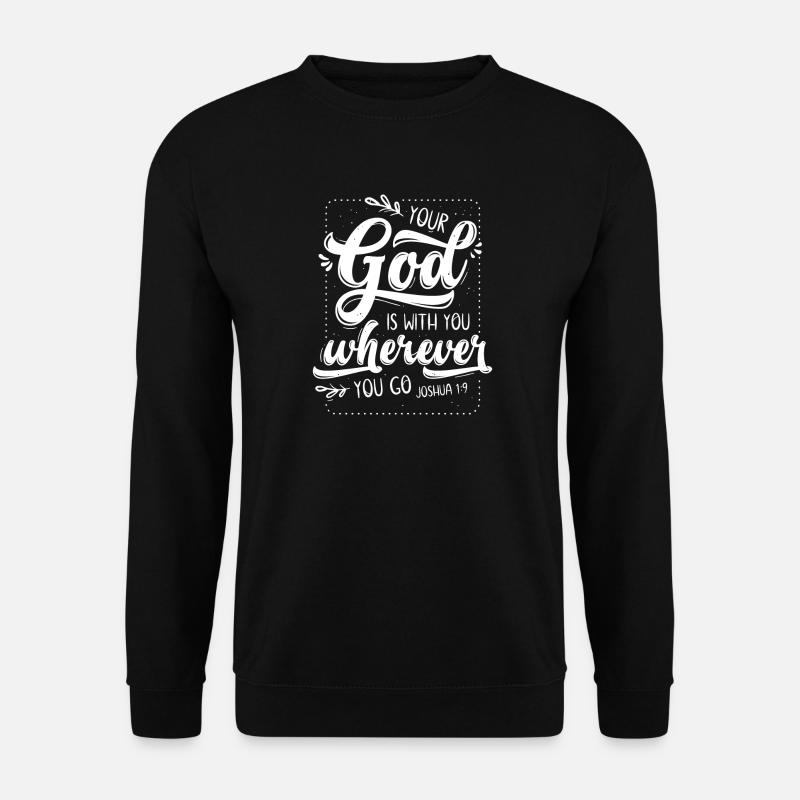 Your God Is With You - Unisex Pullover - Schwarz